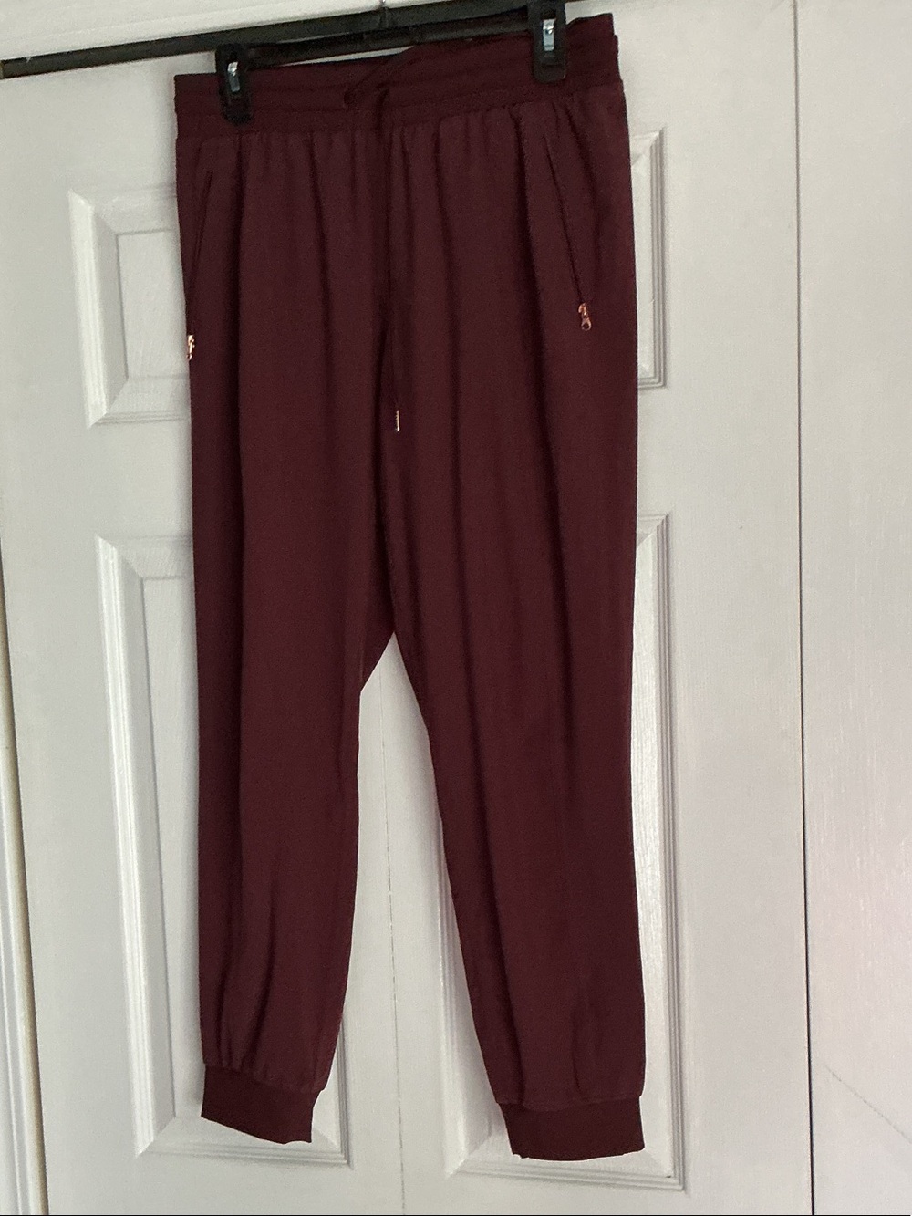St. John's Bay Burgundy Jogger Pants